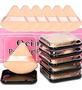 Ocim 6Pcs Triangle Powder Puffs for Face Powder,Soft Velour Makeup Setting Powder Puff with Case,...