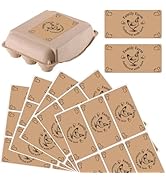 PRESSINART 10 Sheets 60Pcs Chicken Egg Labels 2