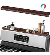 AWOKE Stove Top Shelf 30 Inch - Silicone Material Magnetic Shelf for the Stove - 3 Functional Par...