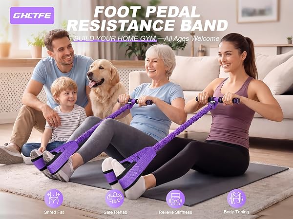 yoga resistance bands with handles