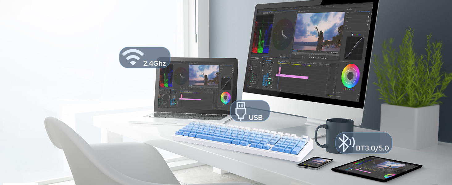 F99 wireless gaming keyboard