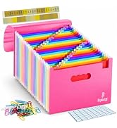 Accordion File Organizer, 26 Pockets Expanding Accordion Folder, A4 Letter Size Filing Organizer ...