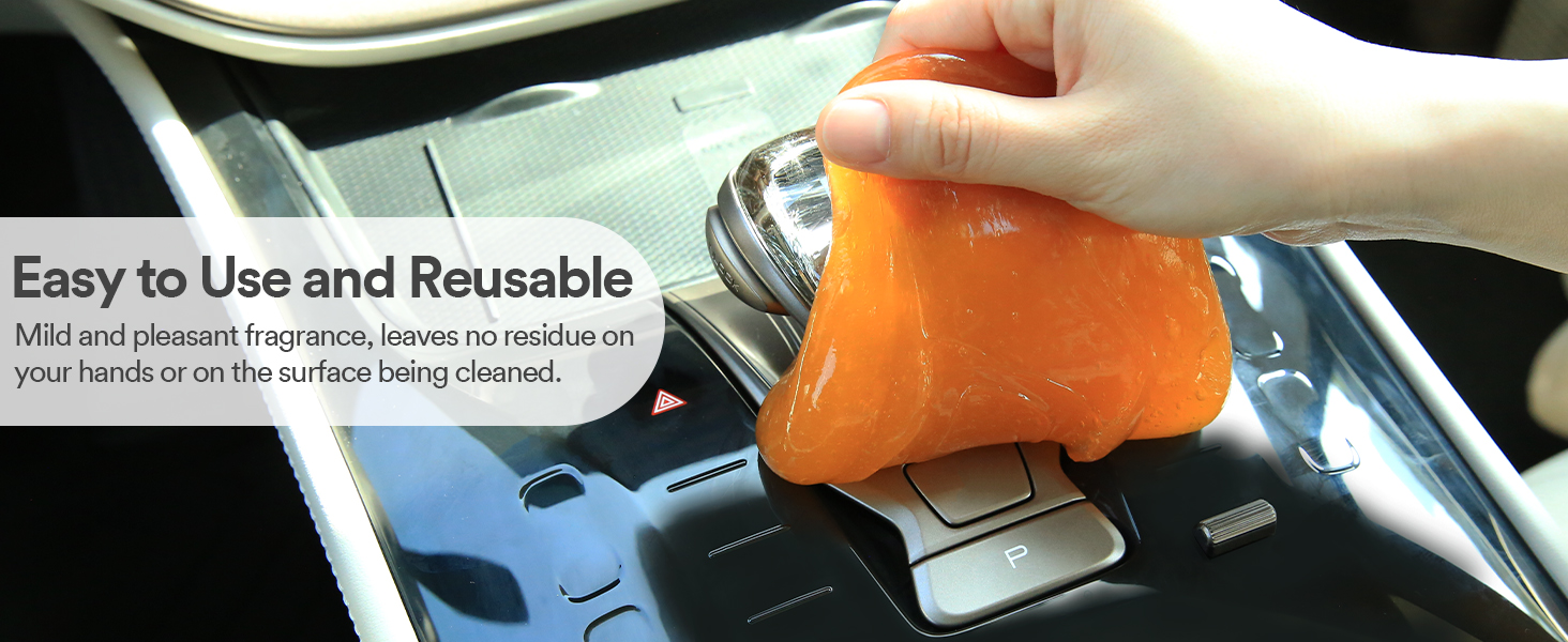 Car Cleaning Gel Orange