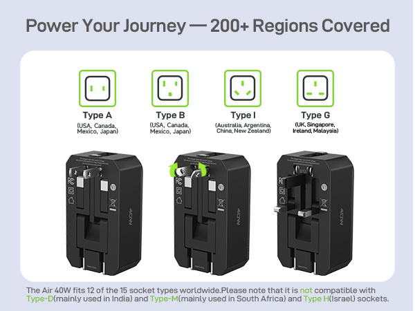 travel essentials european italy europe us ireland power converter worldwide type g greece outlet