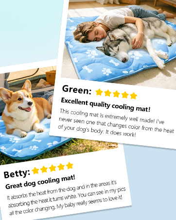 reviews about fuuform dog cooling mat