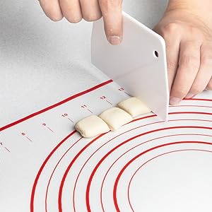 measured pastry mat