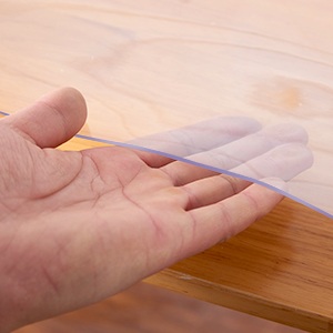 clear transparent glass crystal table cover wooden desk cloths 1.5mm thicken floor Protection
