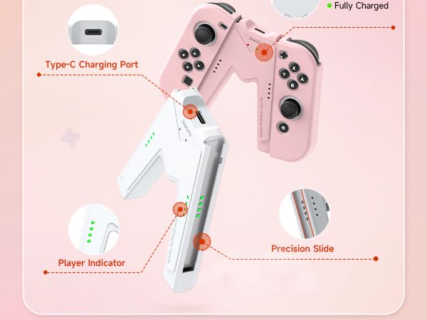 The player indicator light is convenient for players to distinguish.