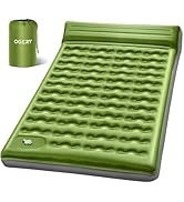 OGERY Double Sleeping Pad, Ultralight Inflating Inflatable Sleeping Pad for Camping with Pillow B...