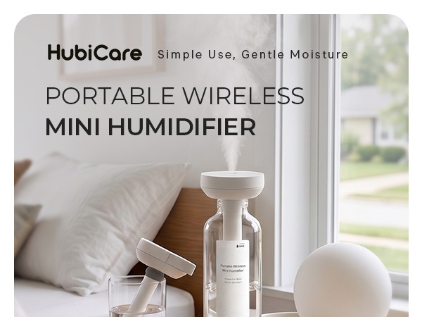 HubiCare Portable Wireless Mini Humidifier