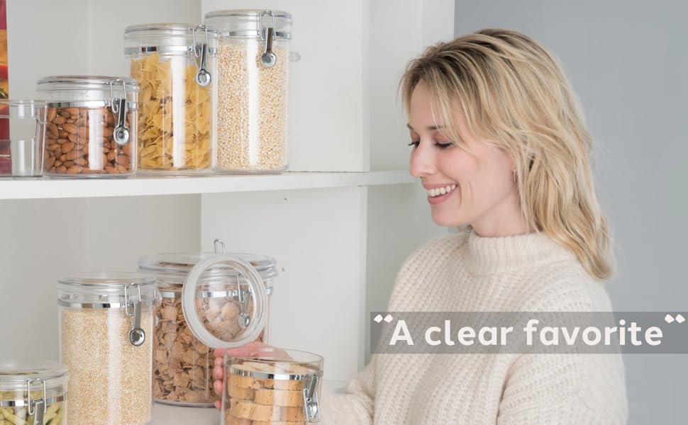 Oggi Classic Clear Canisters