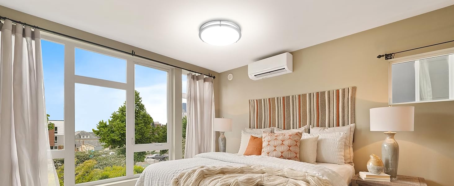 Flush Mount LED Ceiling Light Fixture