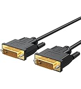 URELEGAN DVI to DVI Cable 6 Feet, DVI to DVI-D 24+1 Cable Male to Male Digital Video Monitor Cabl...