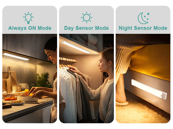 closet lights motion sensored