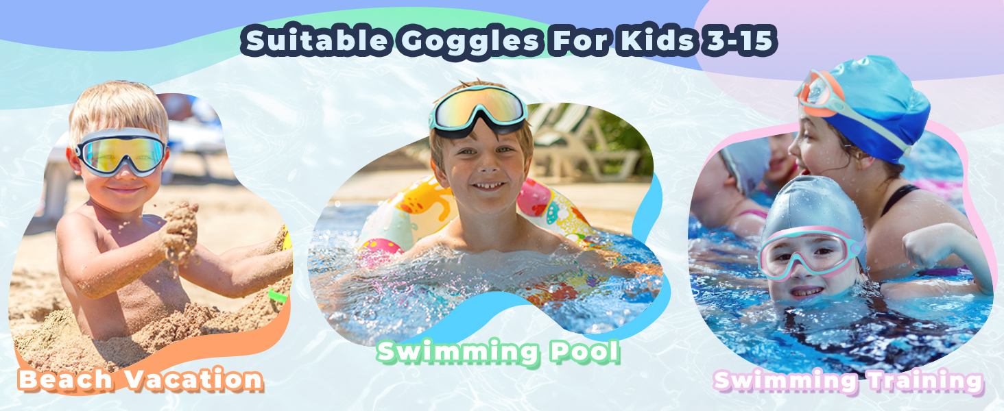 swim goggles for kids 8-14