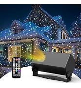 AIRIVO Outdoor Laser Lights Projector, 5 Color Motion Firefly Lights Star Show Projection Light, ...