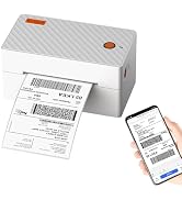 ByteUp Bluetooth Thermal Shipping Label Printer, Wireless 4x6 Shipping Label Printer for Small Bu...