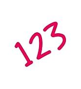 40 Pieces, 6" - Number Stickers, Waterproof Vinyl Stick On Numbers - Black