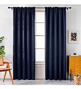 Pickluc Blackout Curtains 96 Inches Long 2 Panels, Black Out Drapes for Bedroom or Living Room, B...