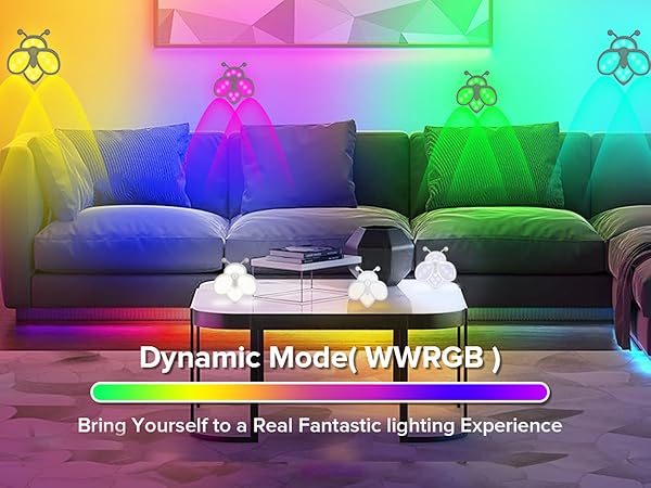 RGB color changing wall lights