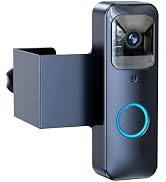 Blink Doorbell Mount, Full Metal Anti-Theft No Drill Mount for Blink Video Doorbell, No Block Mot...