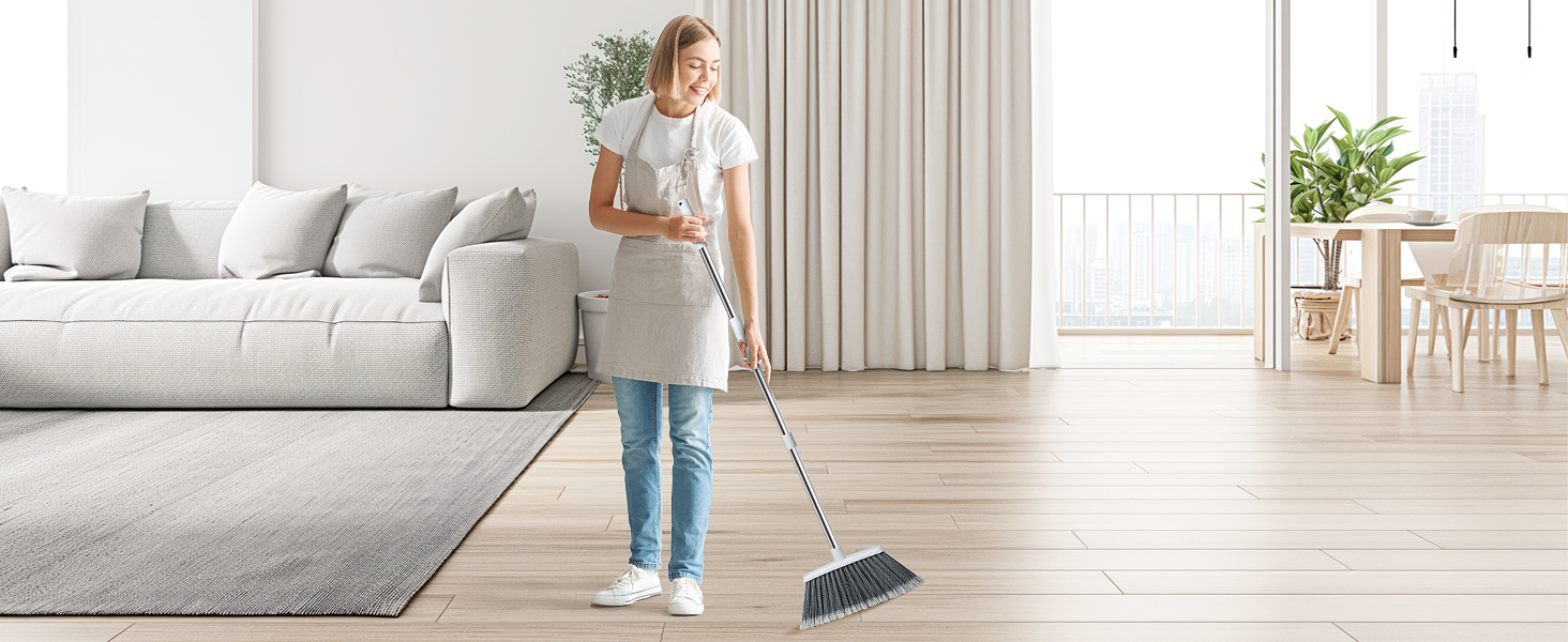 woman broom pc