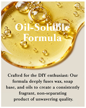 Our products include oil-soluble fragrance oil and water-soluble fragrance oil
