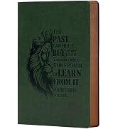 MINICAGIE Leather Journal for Men Soft Cover 256 Pages Lined Journals for Writing A5 Lion Journal...