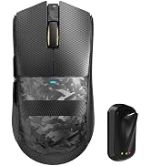 ATTACK SHARK X11 Ultra 8K Carbon Fiber Tri Mode Wireless Gaming Mouse-Black | 42000 DPI-PAW3950 M...