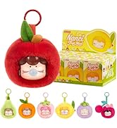 Rolife Nanci Blind Box Plush Doll Fruit Mood Series, 1PC Random Cute Design Plush Toy Bag Hanging...
