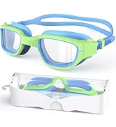 Zeligerstar Kids Swim Goggles,Swimming Goggles for Kids 6-14, Anti-Fog UV Protection Pool Goggles...