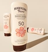 HAWAIIAN TROPIC SHEER TOUCH BODY SUNSCREEN, 50 SPF, NON-GREASY SUNBLOCK FOR WOMEN AND TEENS