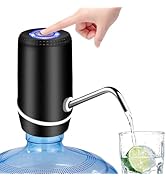 Water Dispenser for 5 Gallon Bottle, Electric Water Pump for 5 Gallon Jug with Switch and USB Cha...