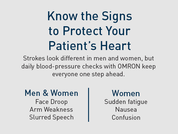 know the signs to protect patients heart