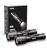 Lepro LED Tactical Flashlight with Clip, LE2050 High Lumen, Super Bright, 5 Lighting Modes, Zooma...