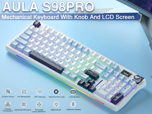 AULA S98 Pro Wireless Mechanical Keyboard