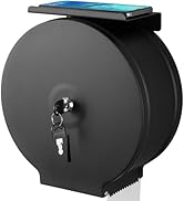 Gorlary Commercial Jumbo Toilet Paper Dispenser with Shelf, Wall Mount Stainless Steel Roll Holde...