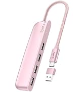 USB C Hub 4 Ports, Syntech USB C to USB Hub with a USB C to USB Adapter (USB 2.0), Type C to USB,...