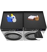 2PCS Washer Dryer Covers for The Top, 23.6''x19.7'' Washer and Dryer Top Protector Mat, Non-slip ...
