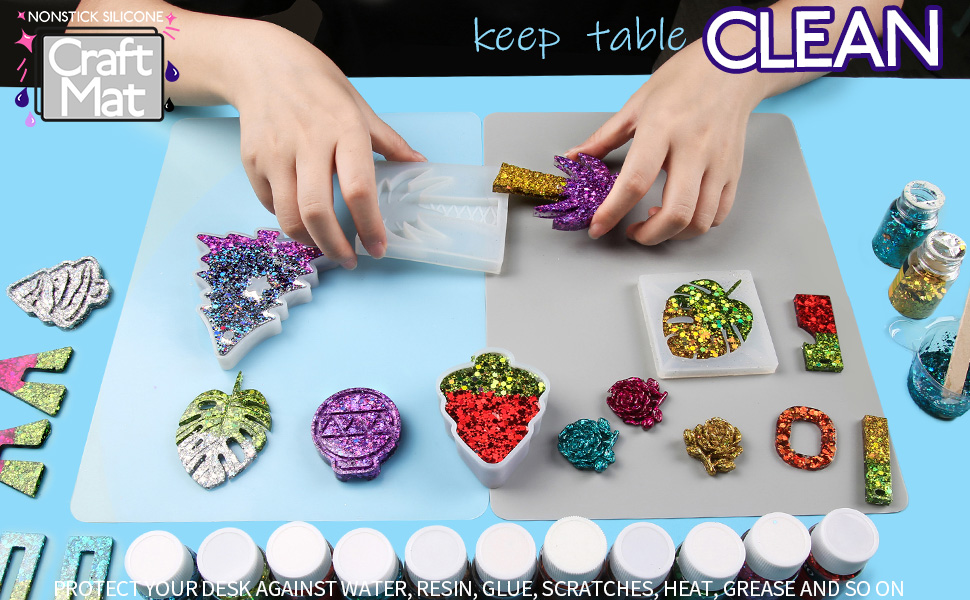 silicone mats for resin