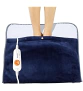 Gintao Electric Heated Foot Warmers,22"×20" Foot Heating Pad Electric for Men and Women with Fast...