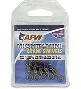 American Fishing Wire Mighty Mini Crane Swivels (100-Percent Stainless Steel)