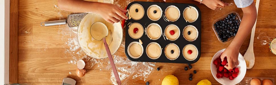 muffin pans nonstick 12
