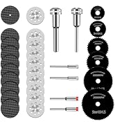 Cutting Wheel Set for Dremel Rotary Tool, HSS Circular Saw Blades, Resin Cutting Discs, 545 Diamo...