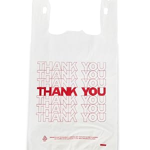 plastic bags thank you bags t-shirt bags plastic shoppping bahs