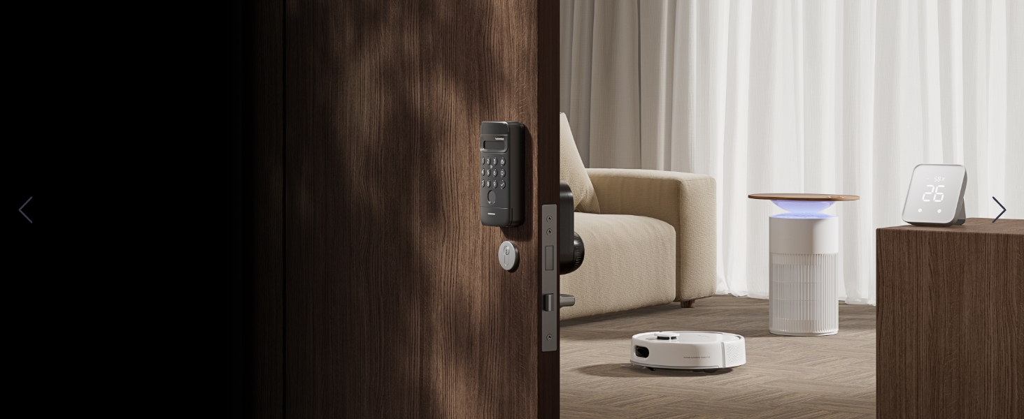 Smart Lock Ultra with Keypad Touch, Fingerprint Entry Door Lock