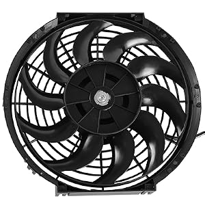 Universal Slim Fan Push Pull Electric Radiator 12V 80W High Performance Cooling Fan Mount Kit