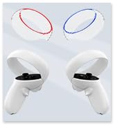 AMVR Halo Controller Protector Accessories for Meta/Oculus Quest 2, Transparent Silicone VR Contr...