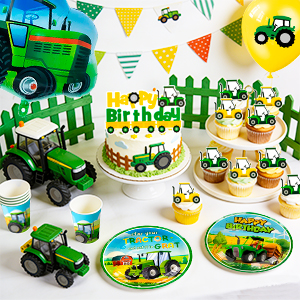 tractor birthday supplies
