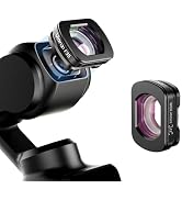 ULANZI F35 Pocket 3 Wide Angle Lens, 112° Wide-Angle Lens Compatible with DJI Osmo Pocket 3 Acces...